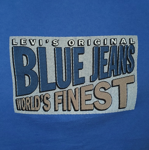 Levis Original Jeans Vintage T-Shirt Single Stitch - Picture 2 of 4